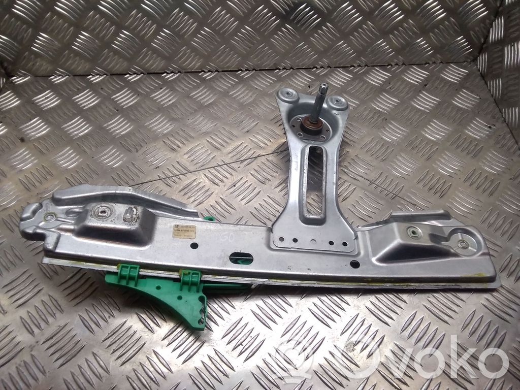 Opel Astra J Rear window lifting mechanism without motor 