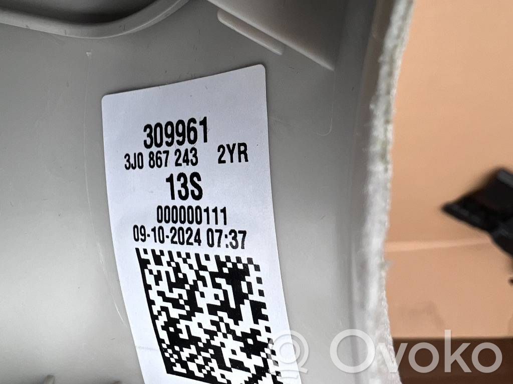 Volkswagen PASSAT B9 Rivestimento montante (B) (superiore) 
