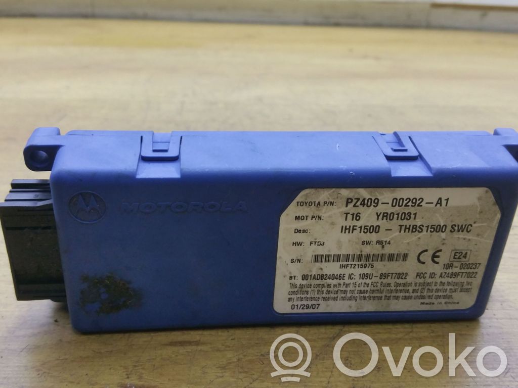 Toyota Avensis T250 Other control units/modules 