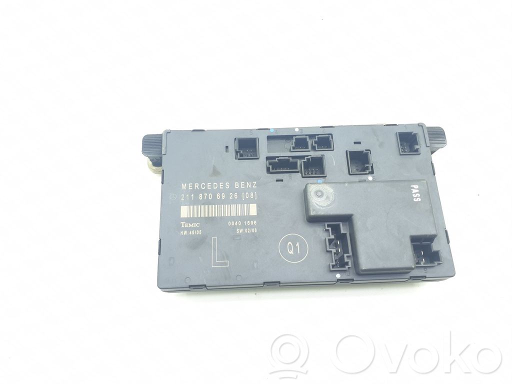 Mercedes-Benz E W211 Door control unit/module 