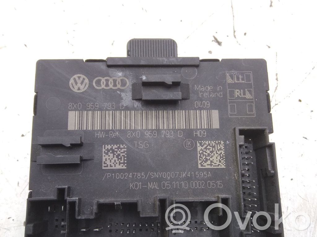Audi A1 Unidad de control/módulo de la puerta 