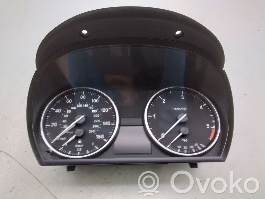 BMW 3 E90 E91 Spidometrs (instrumentu panelī) 