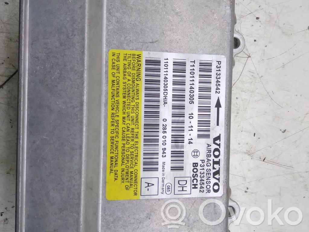 Volvo V60 Airbag control unit/module 