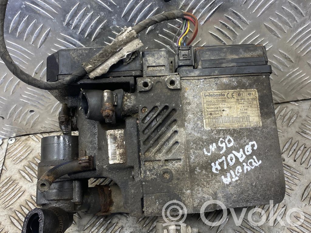 Toyota Corolla Verso AR10 Ogrzewanie postojowe Webasto 
