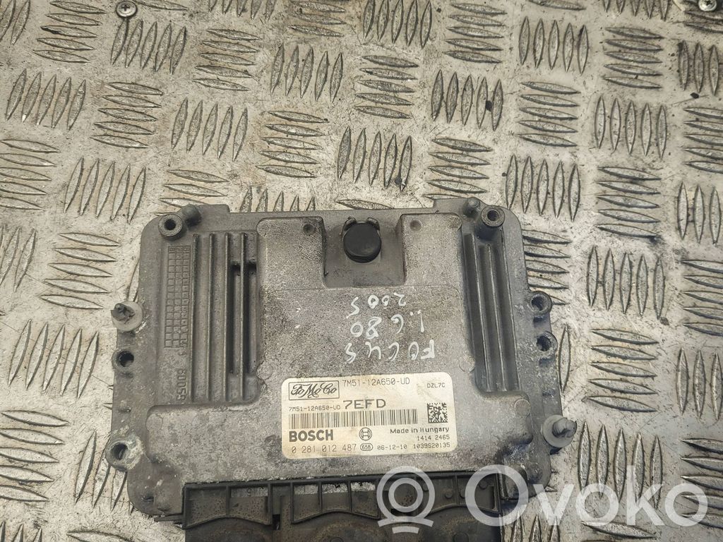 Engine control unit/module   7M5112A650UD,0281012487