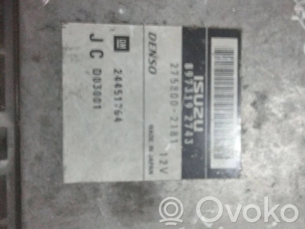 Engine control unit/module   24451764,8973302943,2758002781