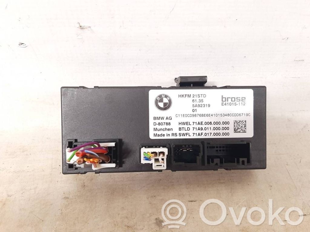 Unidad de control/módulo del maletero/compartimiento de carga   5A92319,61355A92319