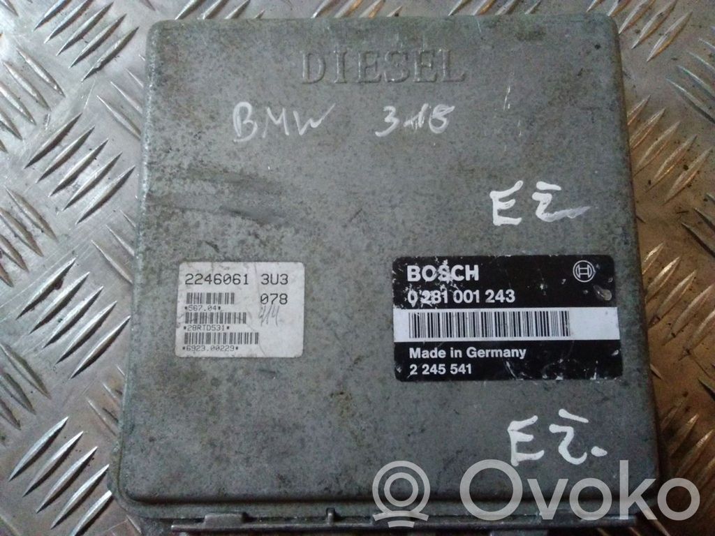 BMW 3 E36 Motorsteuergerät/-modul 