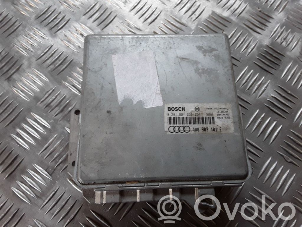 Engine control unit/module   0281001253254,4A0907401E