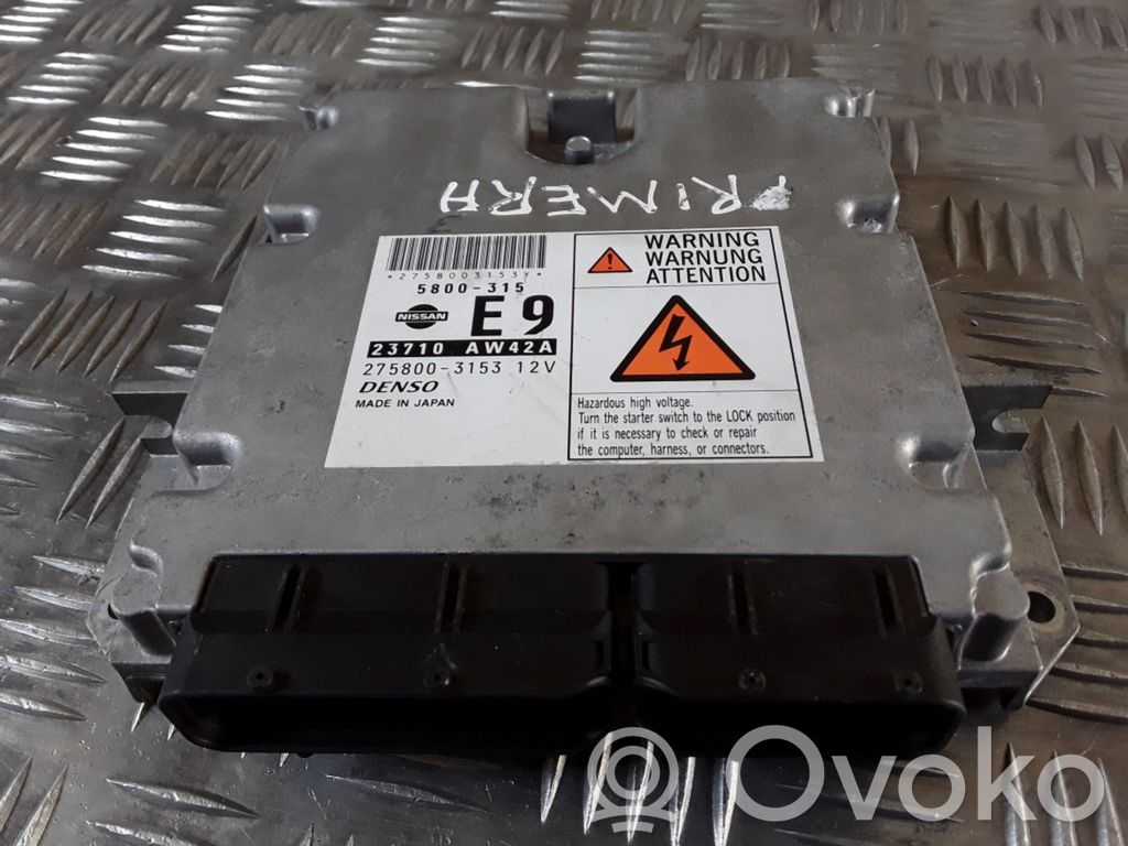 Engine control unit/module   2758003153,23710AW42A,5800315