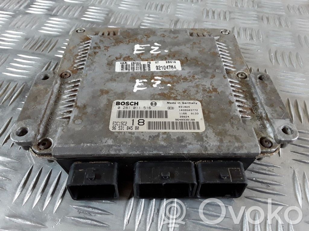 Peugeot 607 Engine control unit/module 