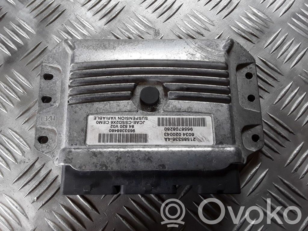 Engine control unit/module   215853364A,9658708280,9653388480