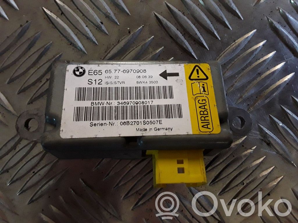 Module de contrôle airbag   65776970908,5WK43503