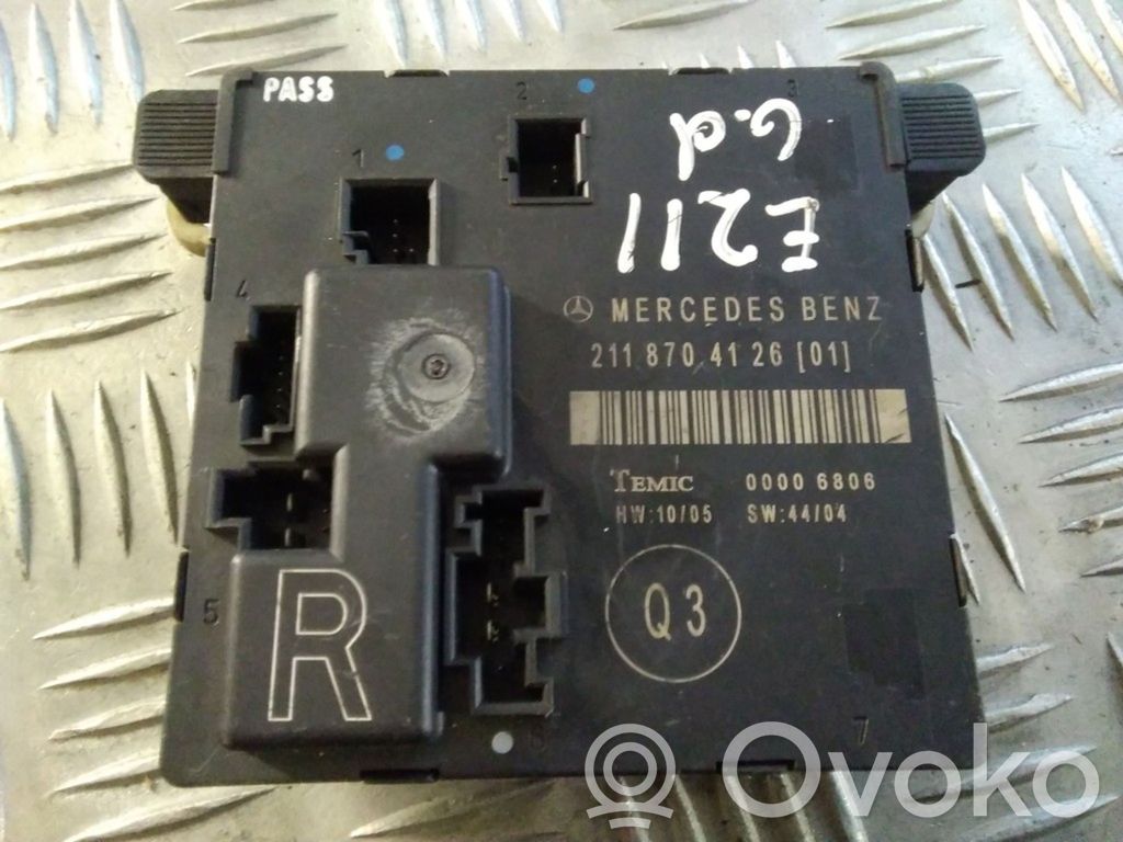 Mercedes-Benz E W211 Door control unit/module 