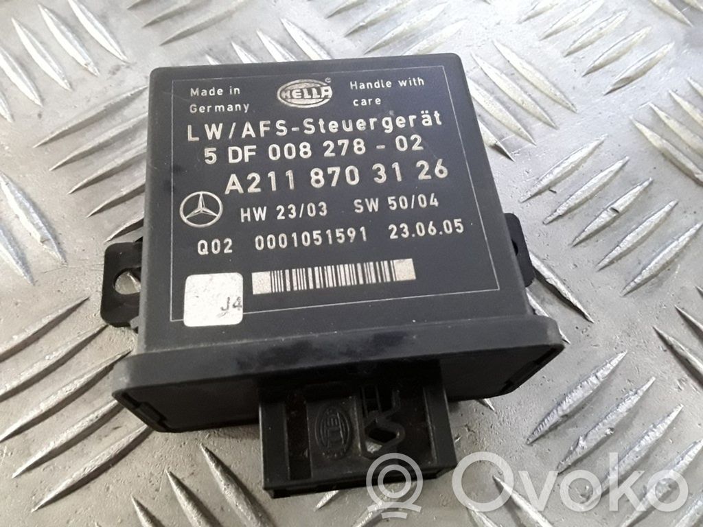 Mercedes-Benz E W211 Sterownik / Moduł świateł LCM 
