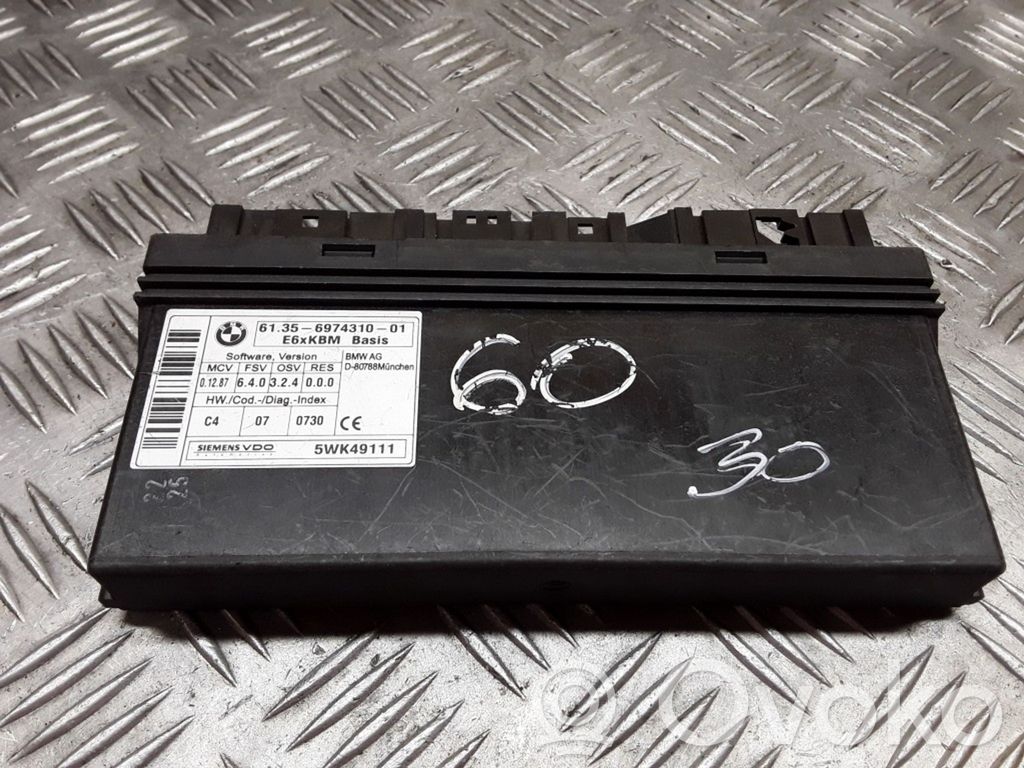 BMW 5 E60 E61 Module confort 
