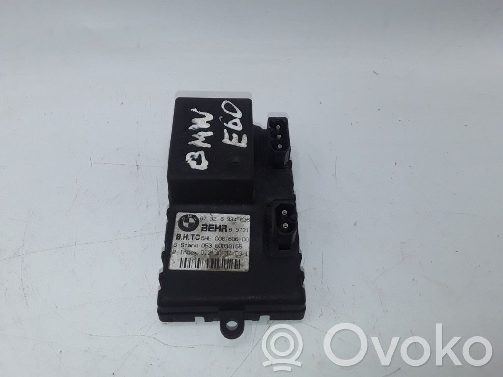 BMW 5 E60 E61 Motor aerotermă/rezistor ventilator 
