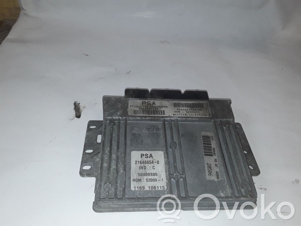 Citroen Xsara Picasso Engine control unit/module 