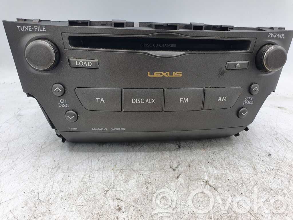 Lexus IS 220D-250-350 Unidad delantera de radio/CD/DVD/GPS 