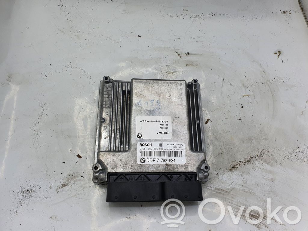 Engine control unit/module   0281010565,1039902198,DDE7792024