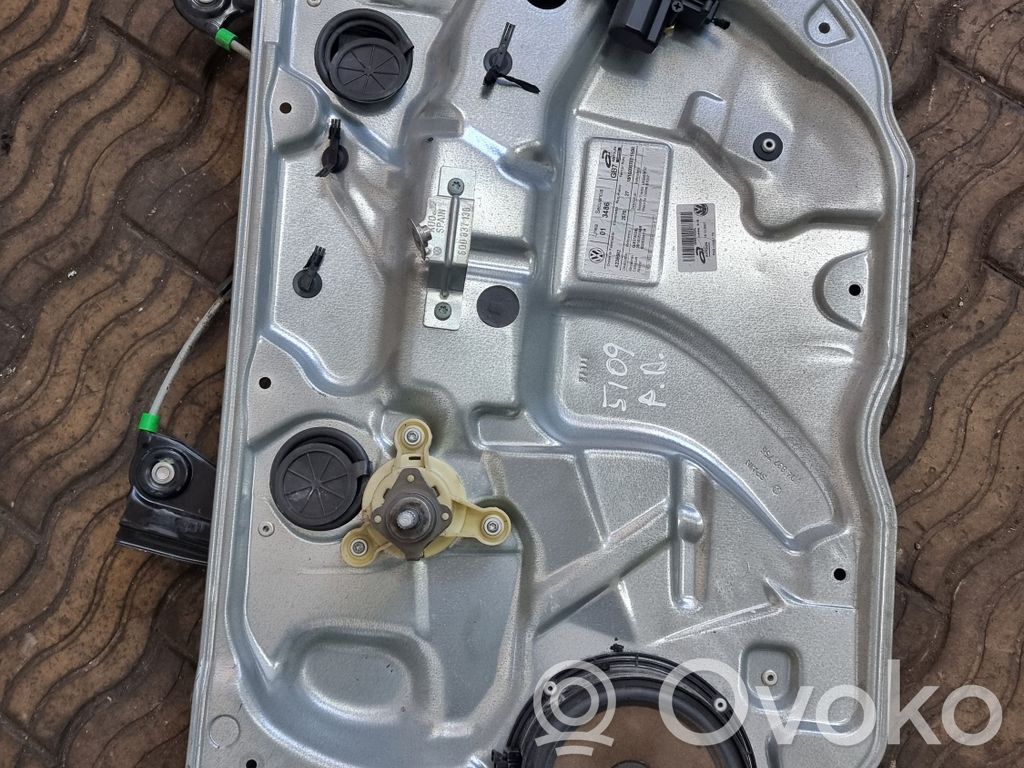 Volkswagen Polo IV 9N3 Macara geam față fără motor 