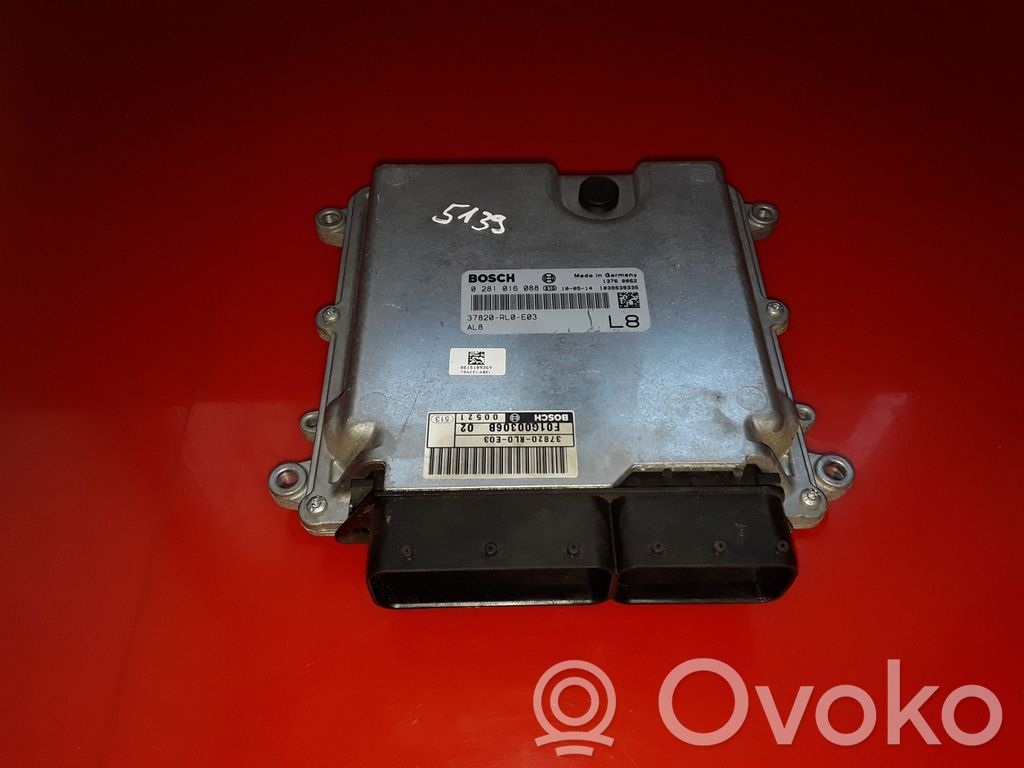 Engine control unit/module   37820RL0E03,0281016088,1039S39335