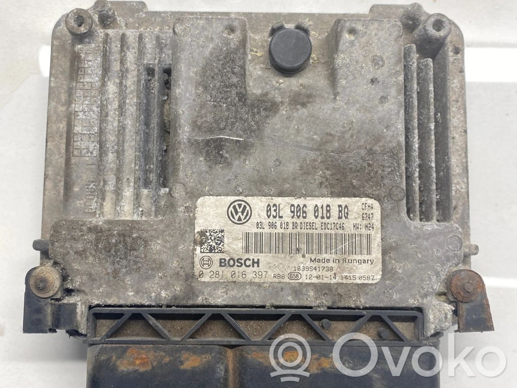 Skoda Yeti (5L) Unitate/modul de control motor 