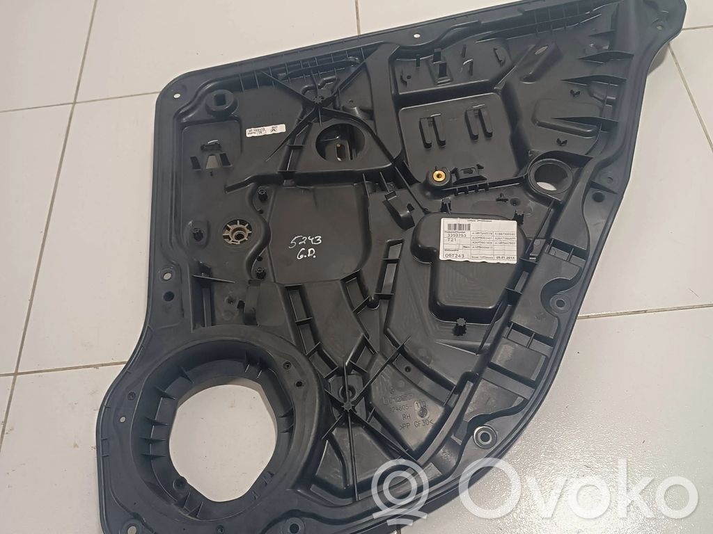 Mercedes-Benz ML W166 Takaikkunan nostomekanismi ilman moottoria 