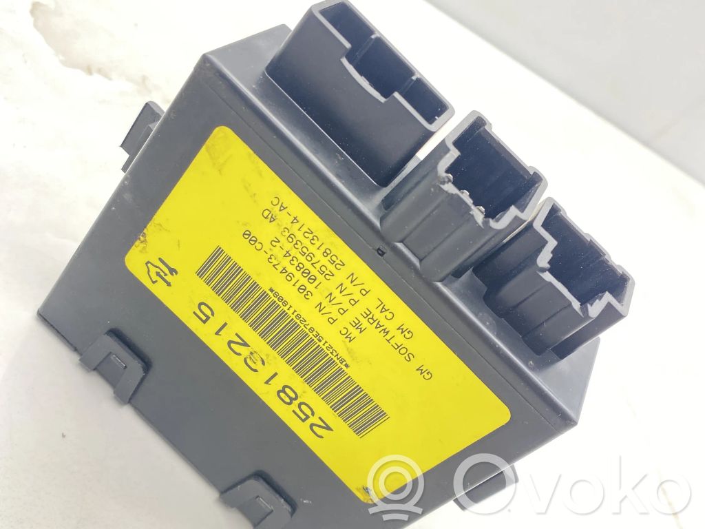 Tailgate/trunk control unit/module   25813215,25795393AD,1008342,25813214AD,3017543,3019473C00