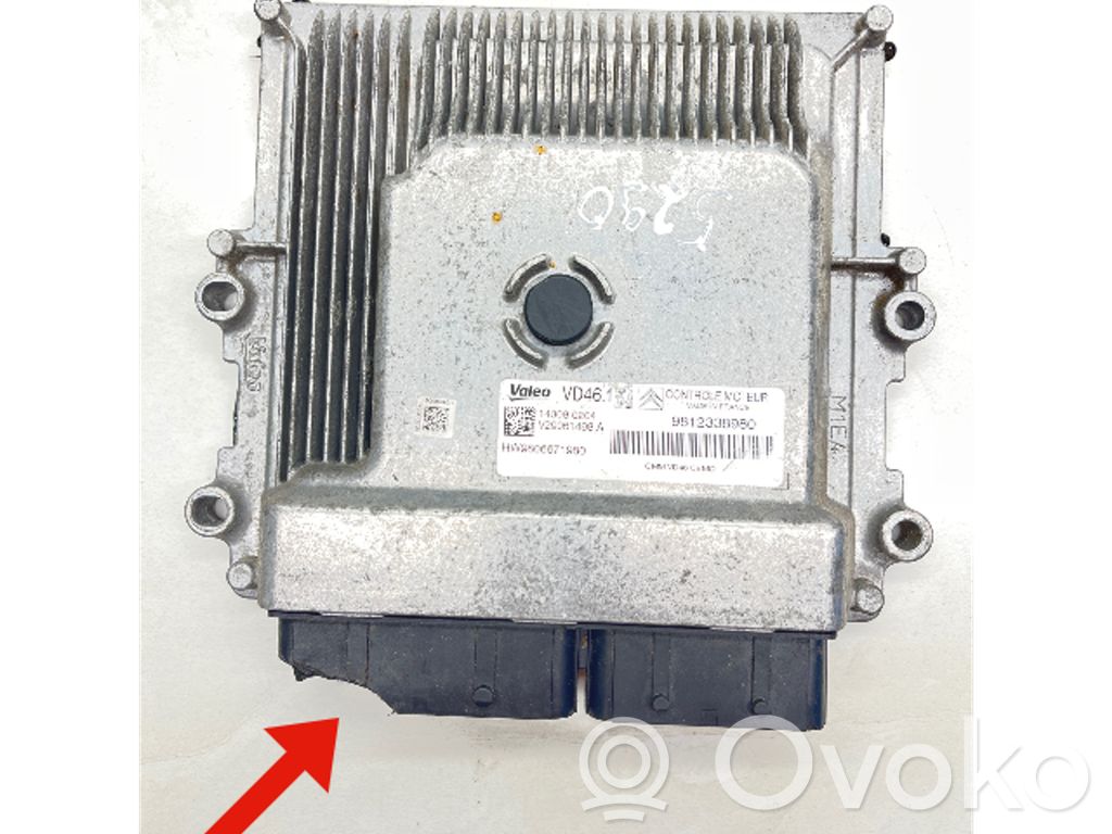 Engine control unit/module   9812338980,143080204,V29061498A