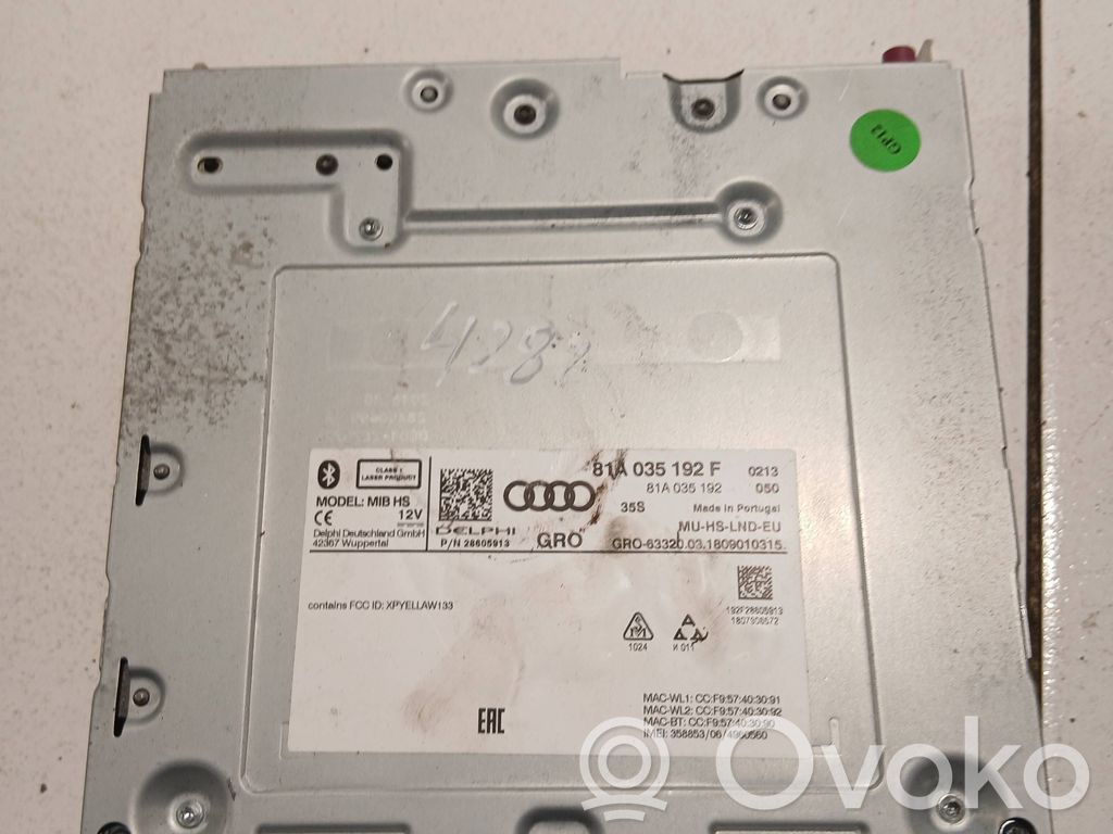 Audi A3 S3 8V Navigation unit CD/DVD player 