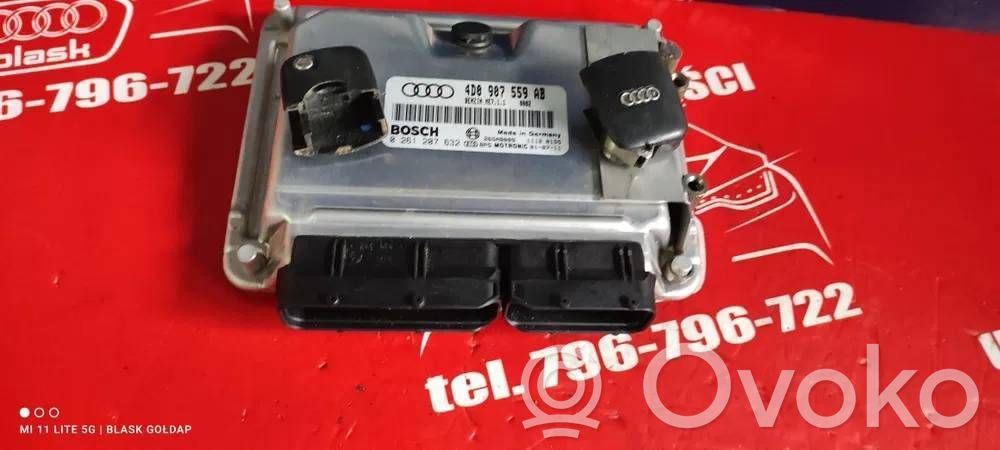 Engine control unit/module   4D0907559AB,26SA8009,0261207632