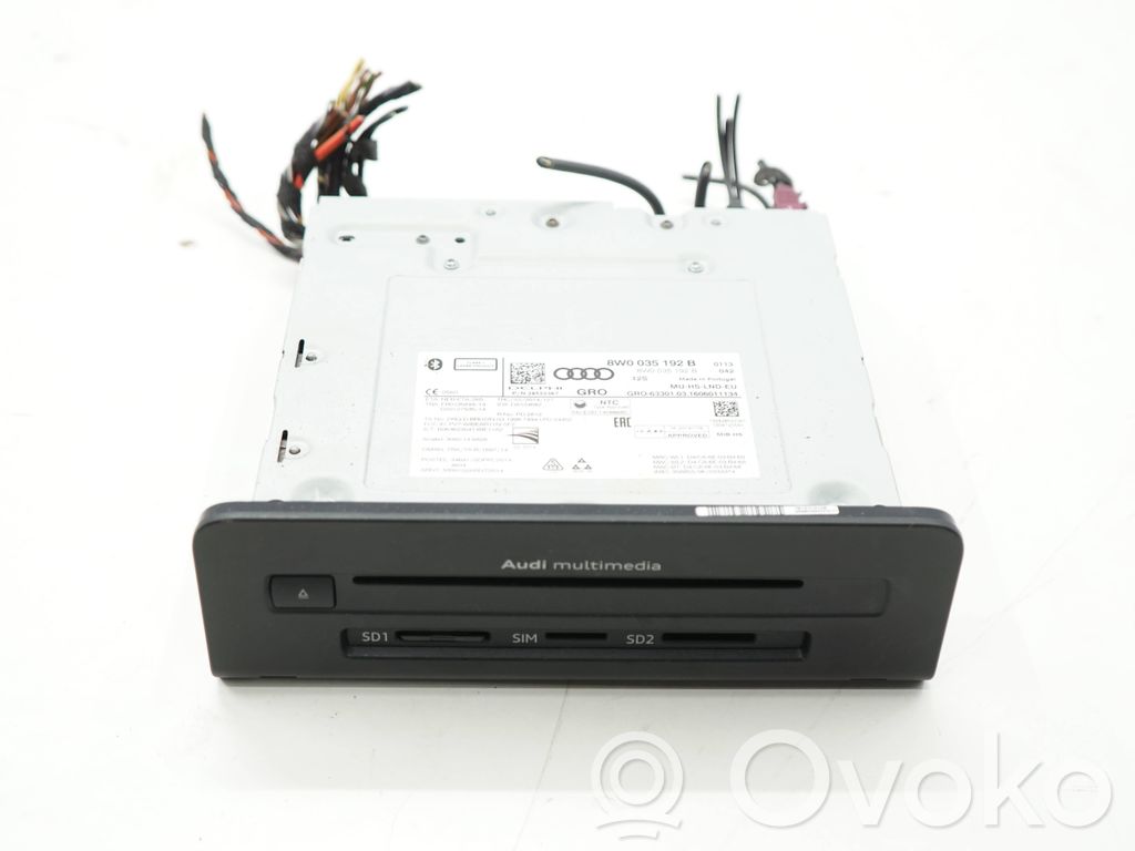 Audi A4 S4 B9 8W Unitate principală radio/CD/DVD/GPS 
