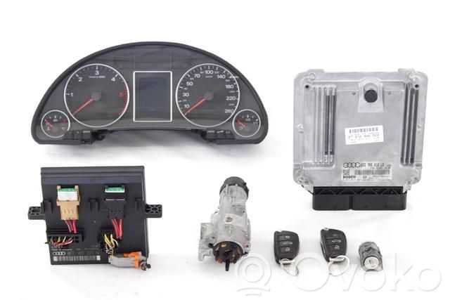 Audi A4 S4 B7 8E 8H Kit centralina motore ECU e serratura
