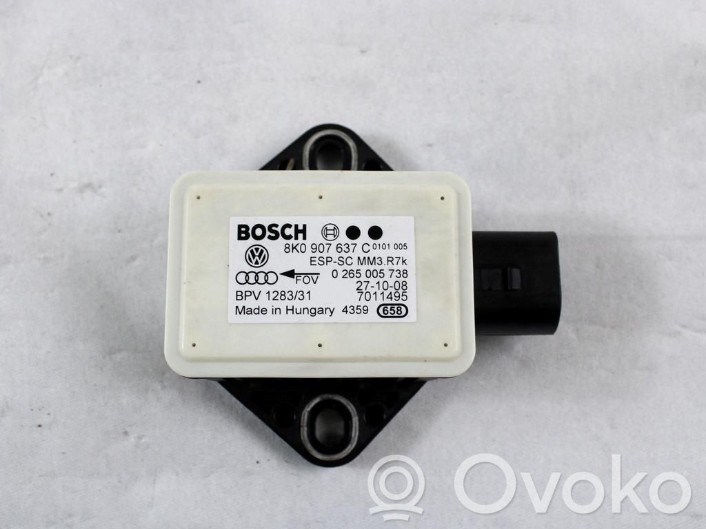 Audi A4 S4 B8 8K Senzor de accelerație ESP 