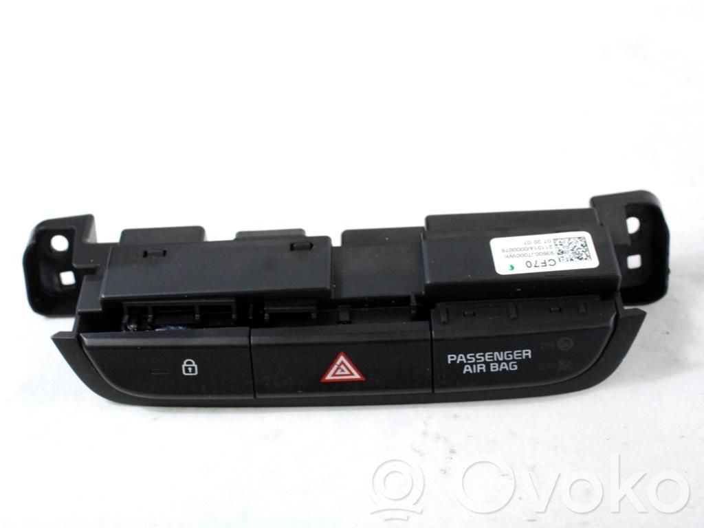 Botón interruptor de luz de peligro   93600J7000WK