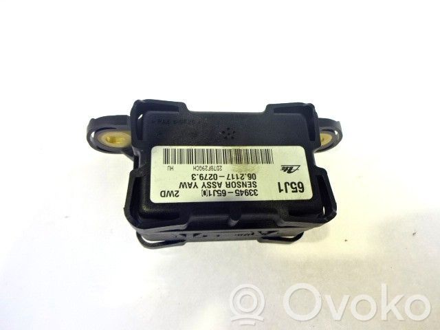Opel Agila B ESP acceleration yaw rate sensor 