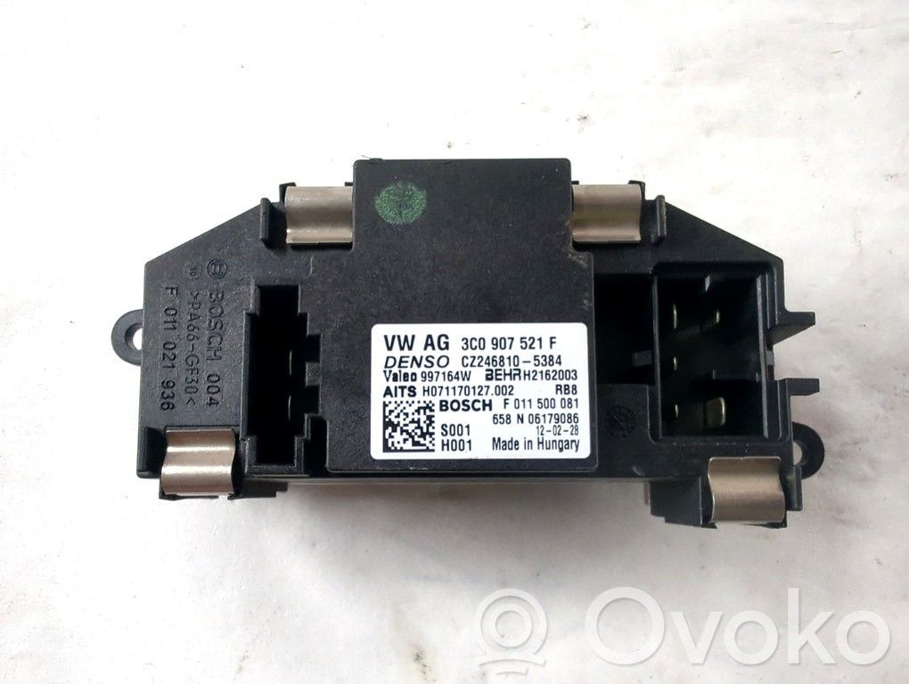 Motor aerotermă/rezistor ventilator   3C0907521F