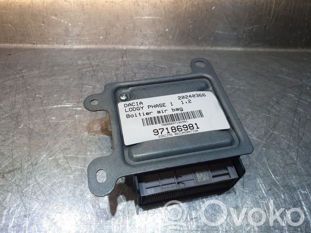 Dacia Lodgy Unitate/modul de comandă airbaguri 