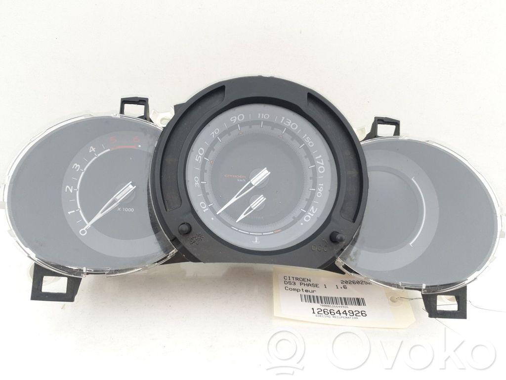 Citroen DS3 Speedometer (instrument cluster) 