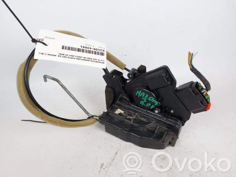 Mazda 3 II Etuoven lukko 