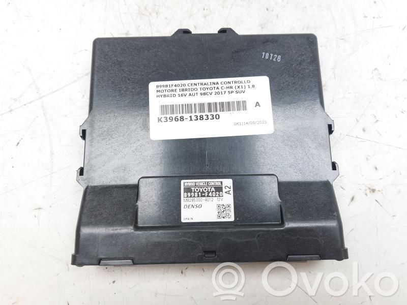 Toyota C-HR I Engine control unit/module 