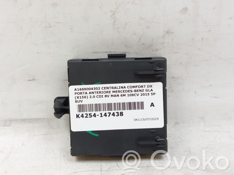 Mercedes-Benz GLA W156 X156 Mukavuusmoduuli 
