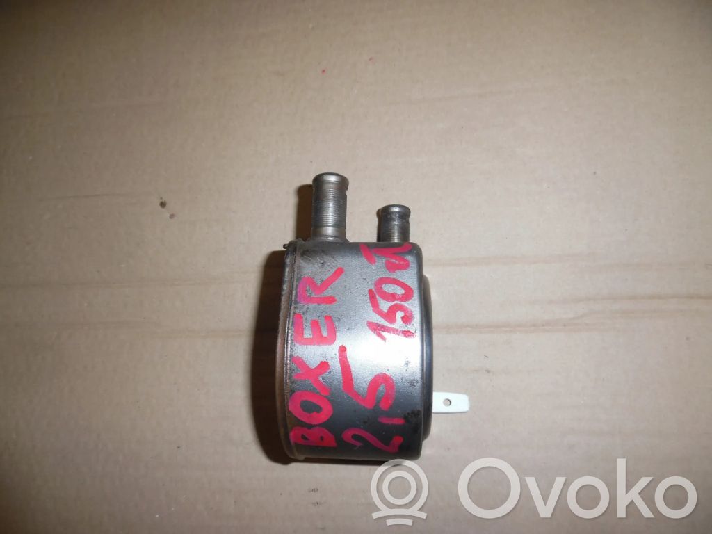 Engine oil radiator