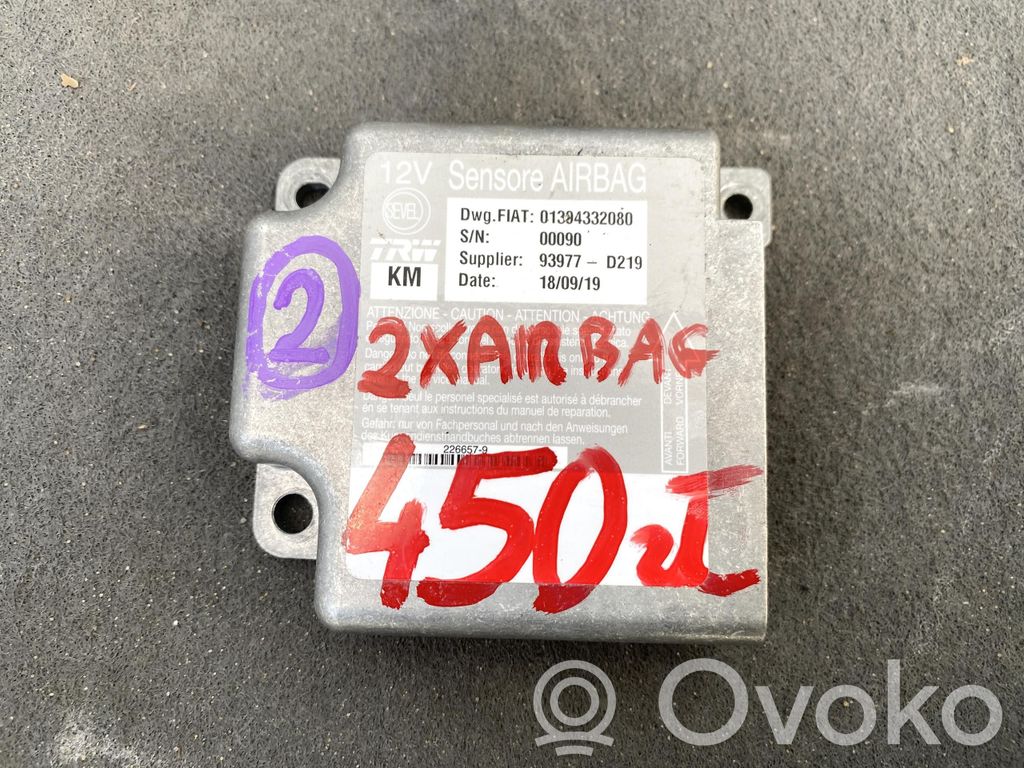 Citroen Jumper Sterownik / Moduł Airbag 