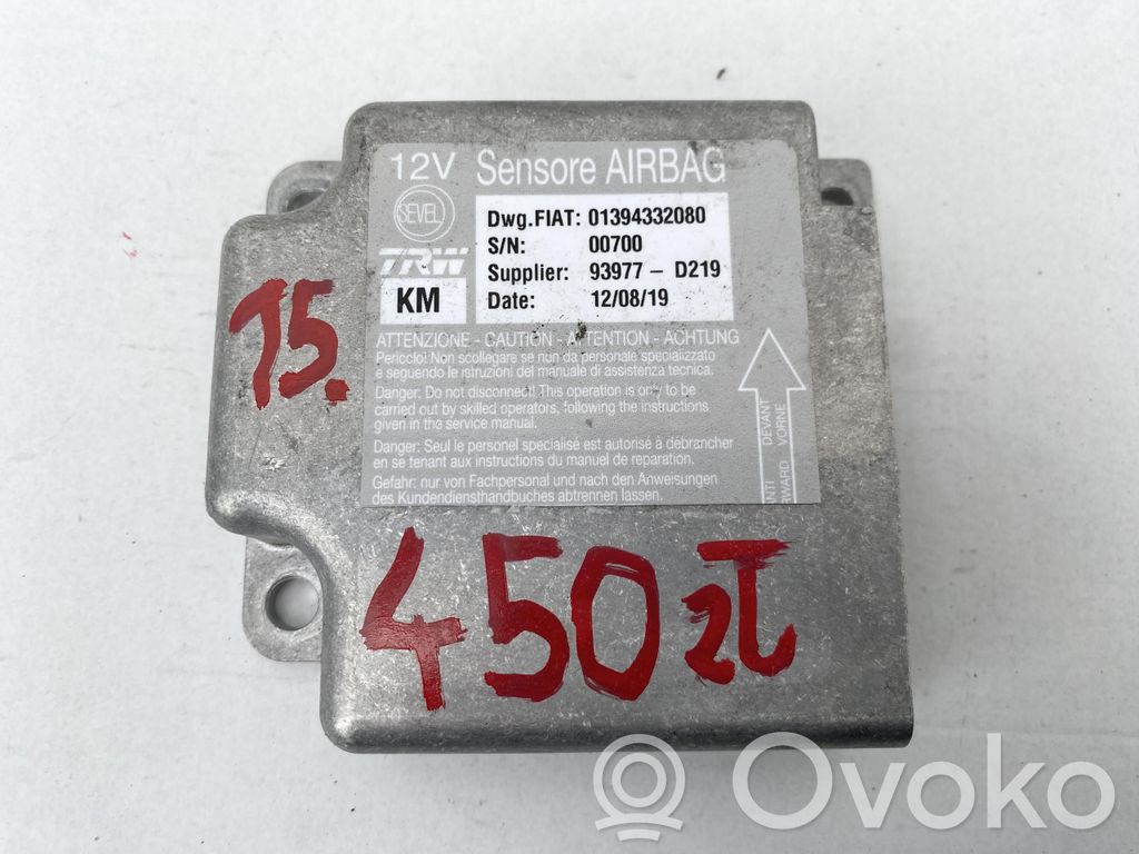 Citroen Jumper Sterownik / Moduł Airbag 