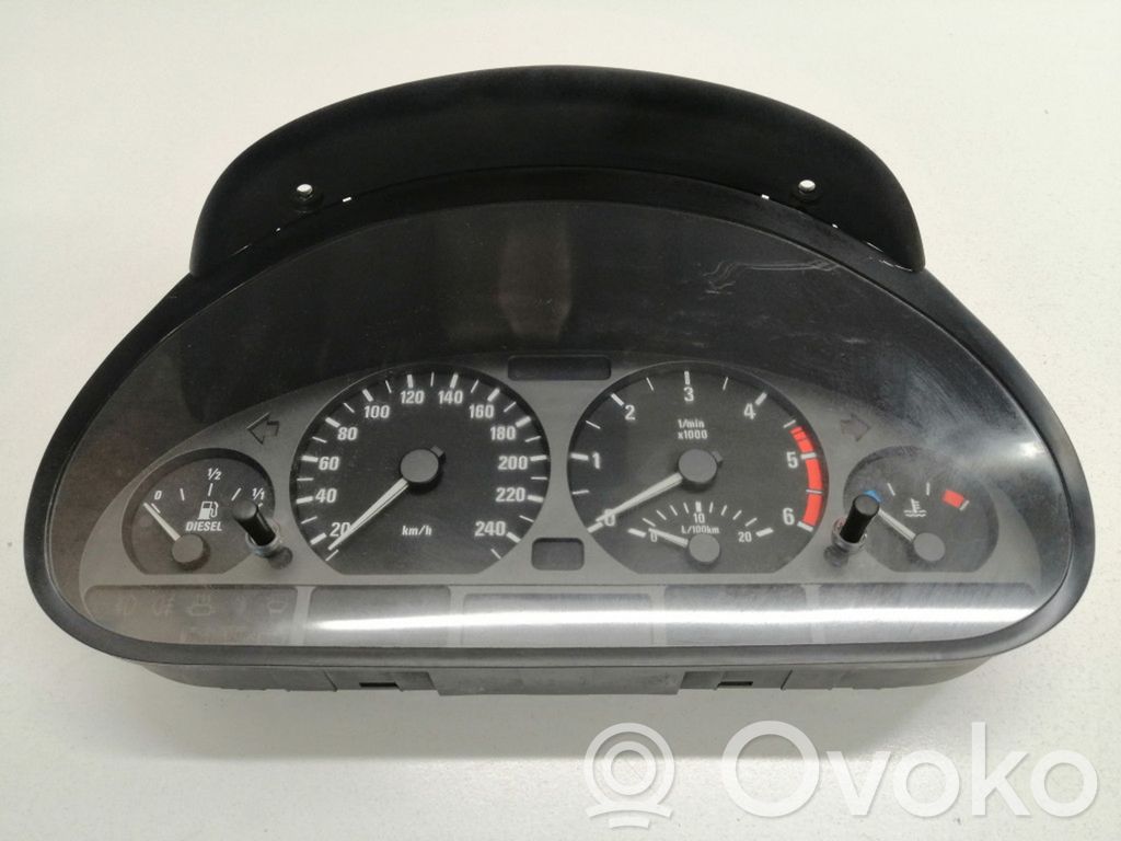 BMW 3 E46 Spidometras (prietaisų skydelis) 