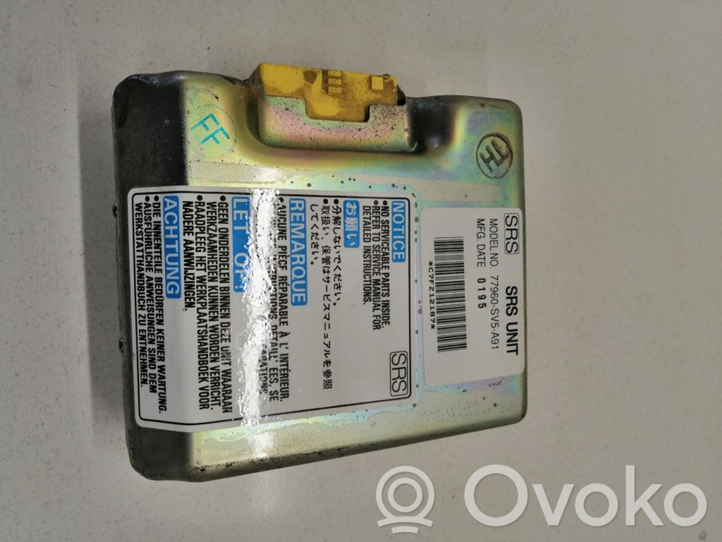 Honda Accord Airbag control unit/module 