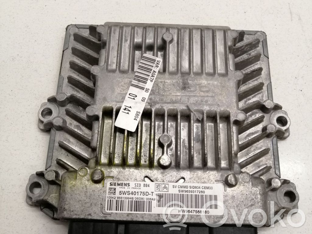 Engine control unit/module   5WS40175DT,HW9647568180