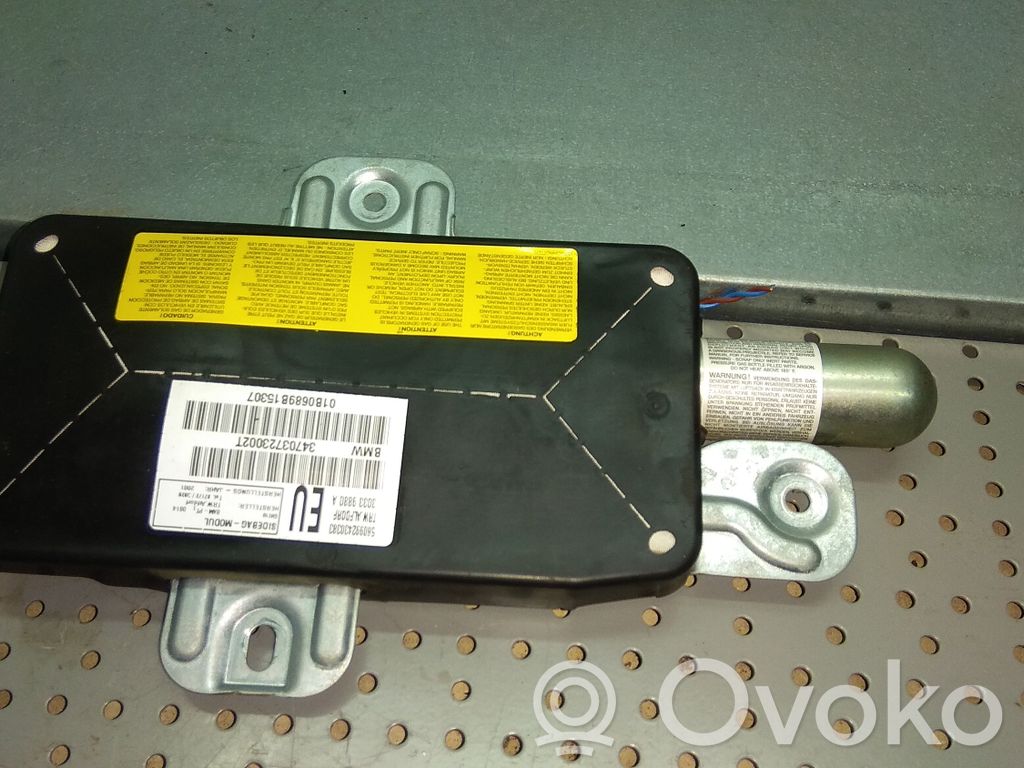 BMW 3 E46 Priekšējo durvju drošības spilvens 